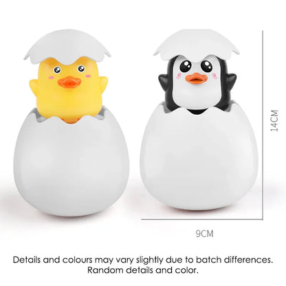 Baby Bathing Toy Kids Cute Duck Penguin Egg Water Spray Sprinkler Bathroom Sprinkling Shower Swimming Water Toys for Kids Gift